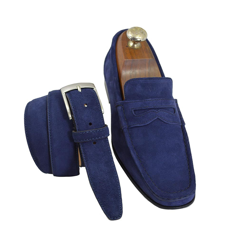 Toscana 3654 Suede Penny Loafer 5 Colors