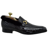 Mauri 4615/4 Crocodile & Mink Loafer