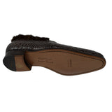 Mauri 4615/4 Crocodile & Mink Loafer