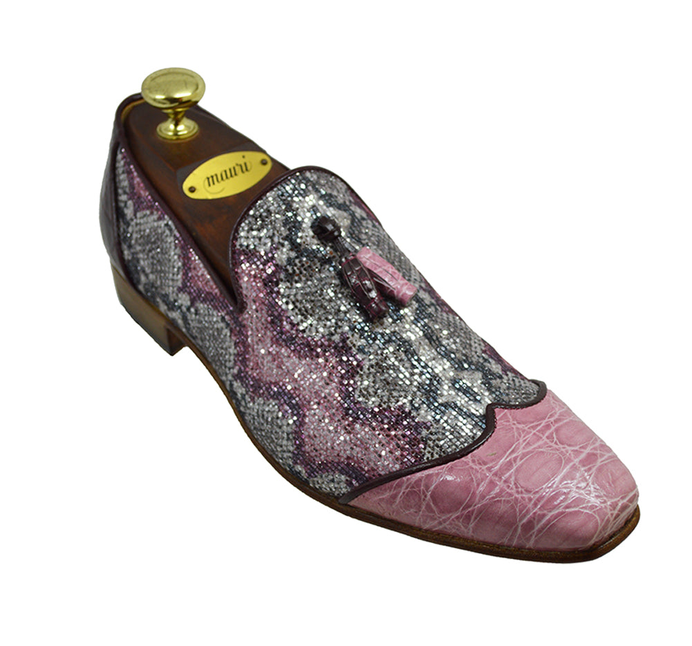 Mauri 04689/5 Sequin & Alligator Shoe Mauri 04689/5 Sequin & Alligator Shoe