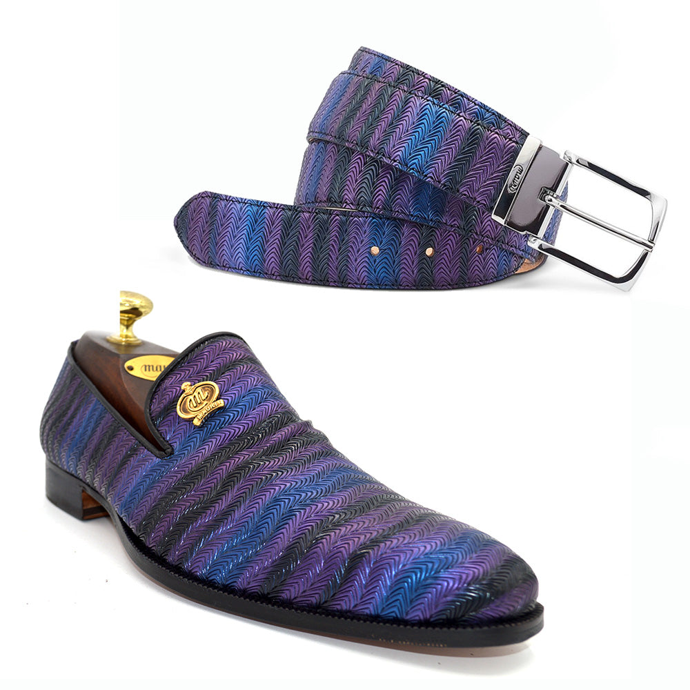 Mauri 4709/4 Viola Fabric Loafer