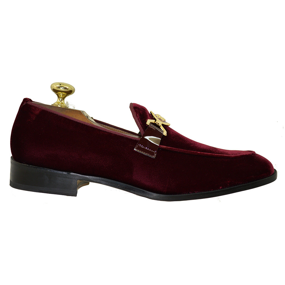 Mauri 4940 Floss Velvet Loafer Burgundy / 12 Mauri 4940 Floss Velvet Loafer Burgundy / 12