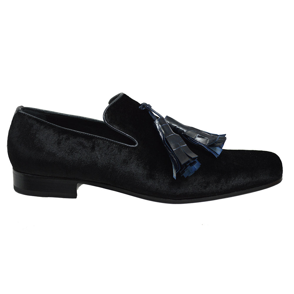 Mauri x Sheriff Collection 4871 Black Velvet Loafer