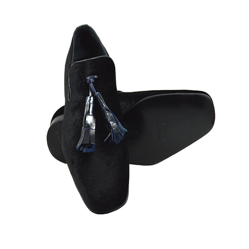 Mauri x Sheriff Collection 4871 Black Velvet Loafer