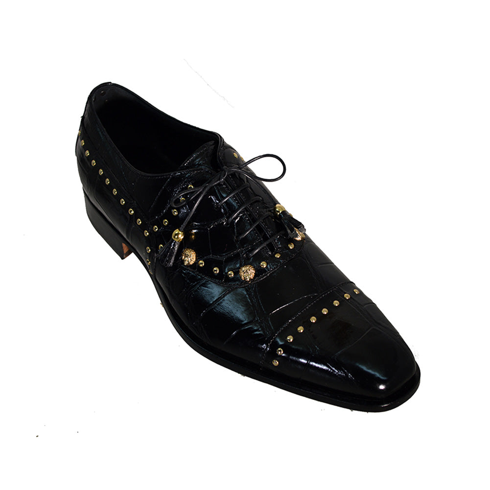 designer dress shoes with spikes Amazon.com | Men's Vintage Spike Rhinestone Designer Classic Smoking Dress Tuxedo Loafers Slip On Shoes SM-24 (Black, us_Footwear_Size_System, Adult, Men, Numeric, Medium, Numeric_6_Point_5)