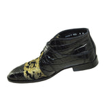 Mauri 4960 Black Fabric Didier & Alligator Boot