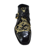 Mauri 4960 Black Fabric Didier & Alligator Boot
