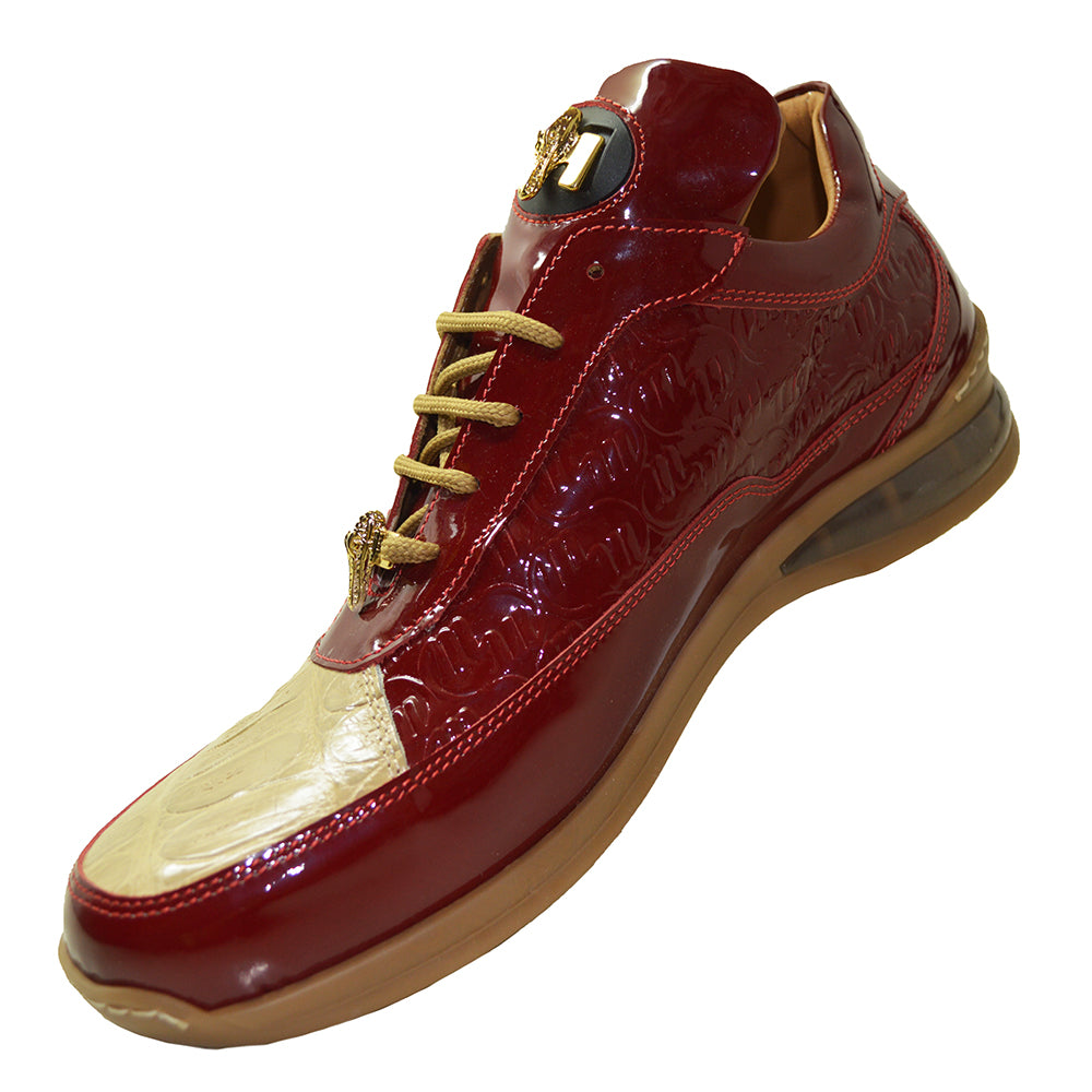 Mauri 8900 "Bubble" Champange & Patent Leather & Croc Casuals