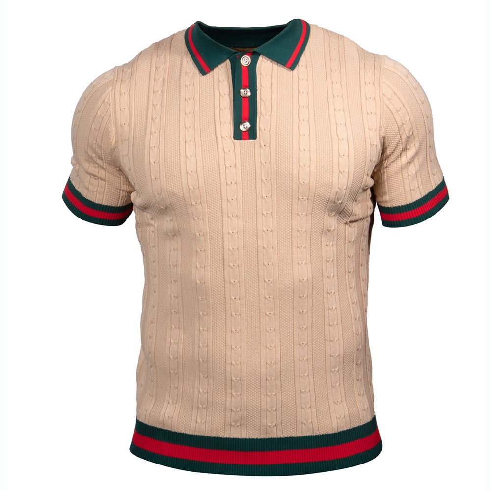 Prestige Soft Cable Knit Polo 285