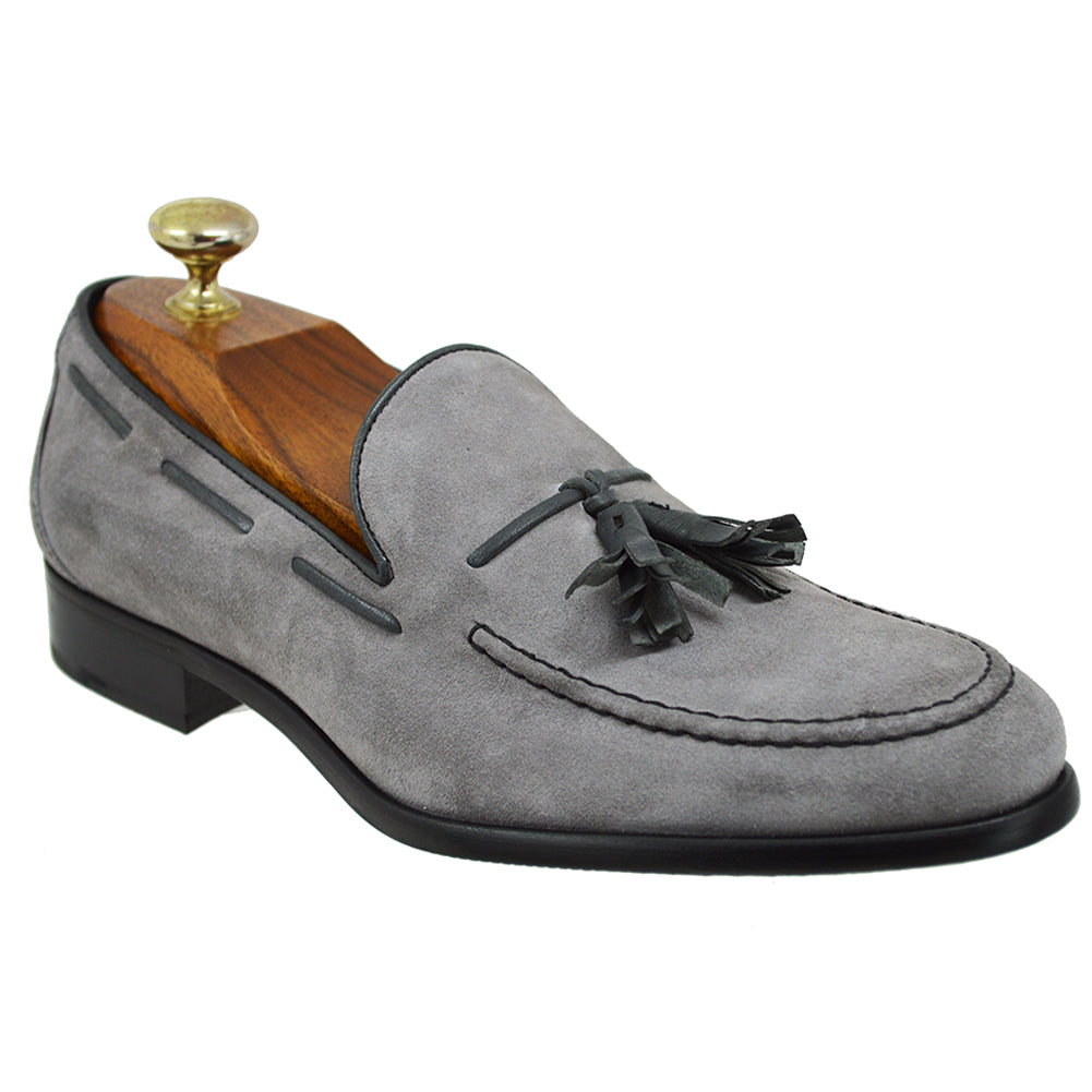 Toscana H489 Steel Gray Mens Loafer