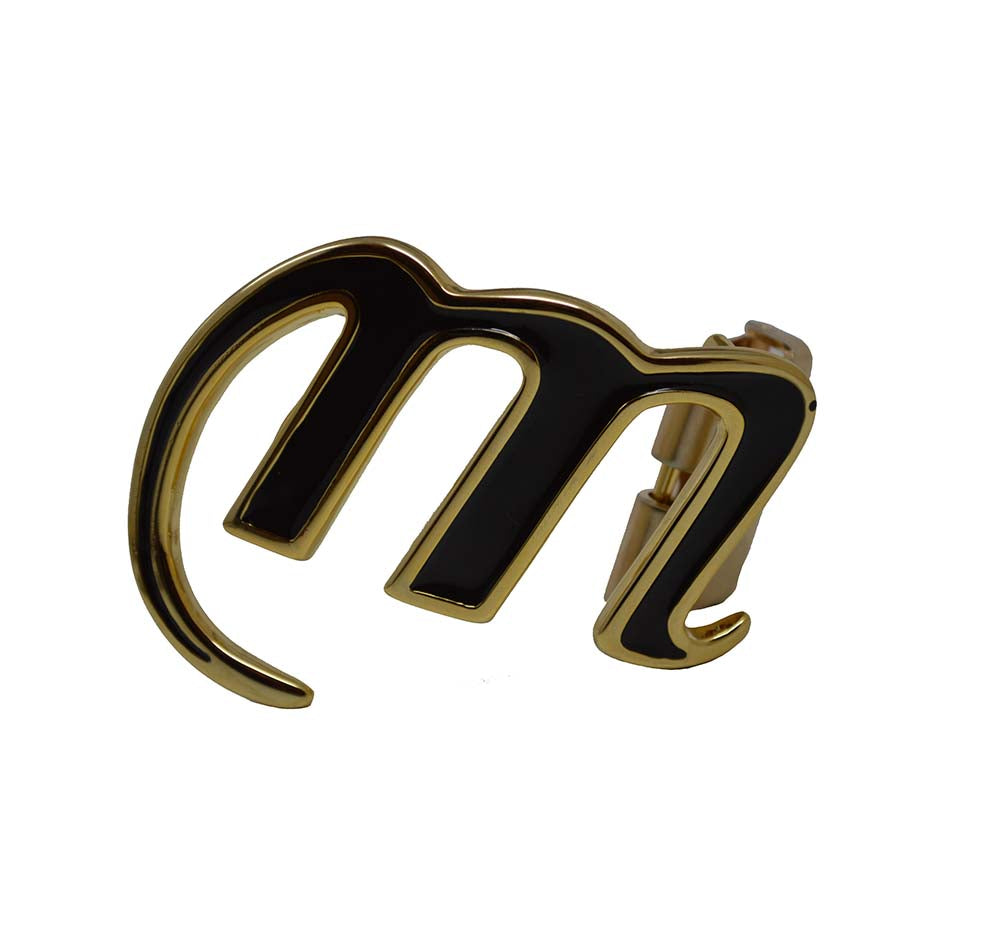 Mauri Gold :"M" Buckle