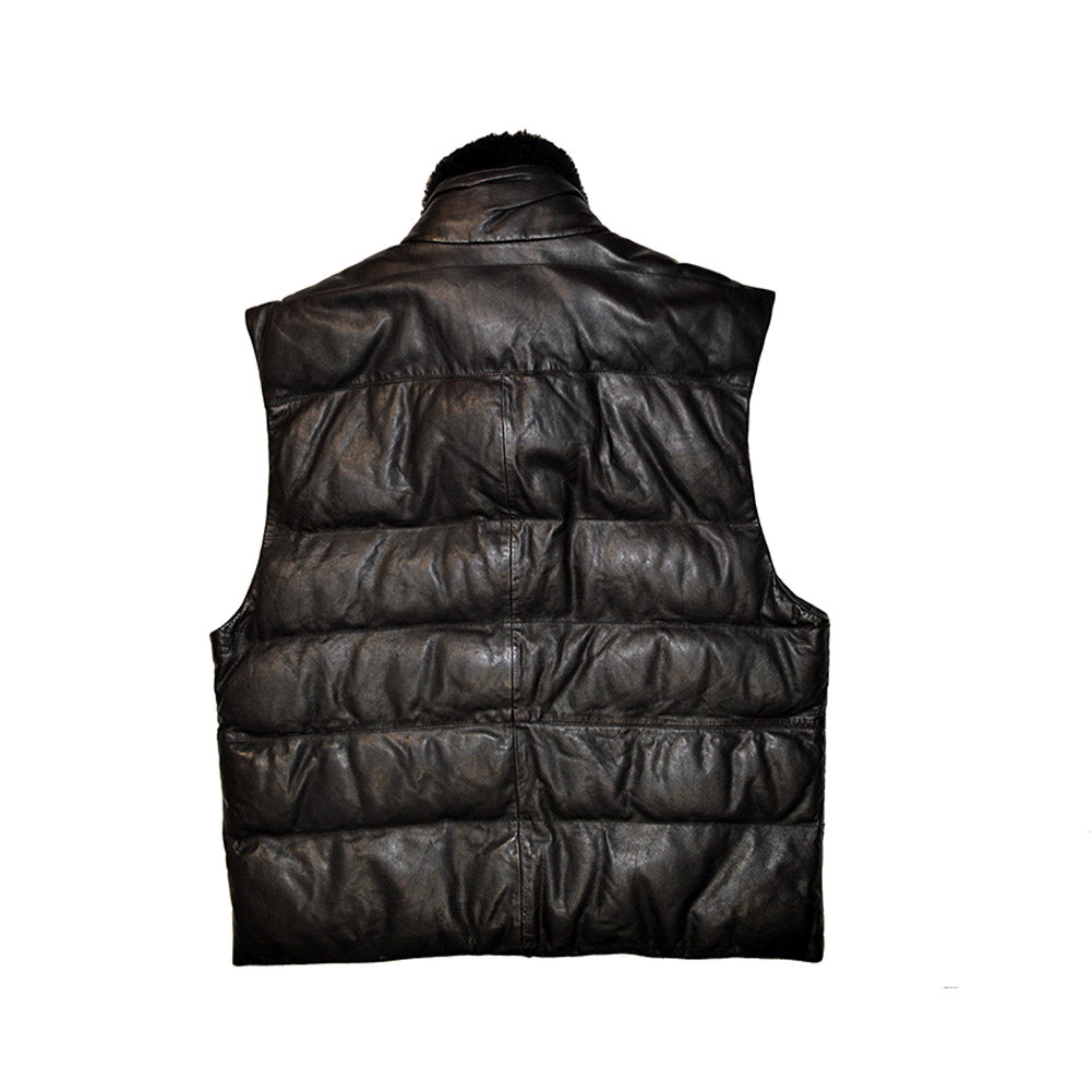 Missani Leather & Shearling Vest