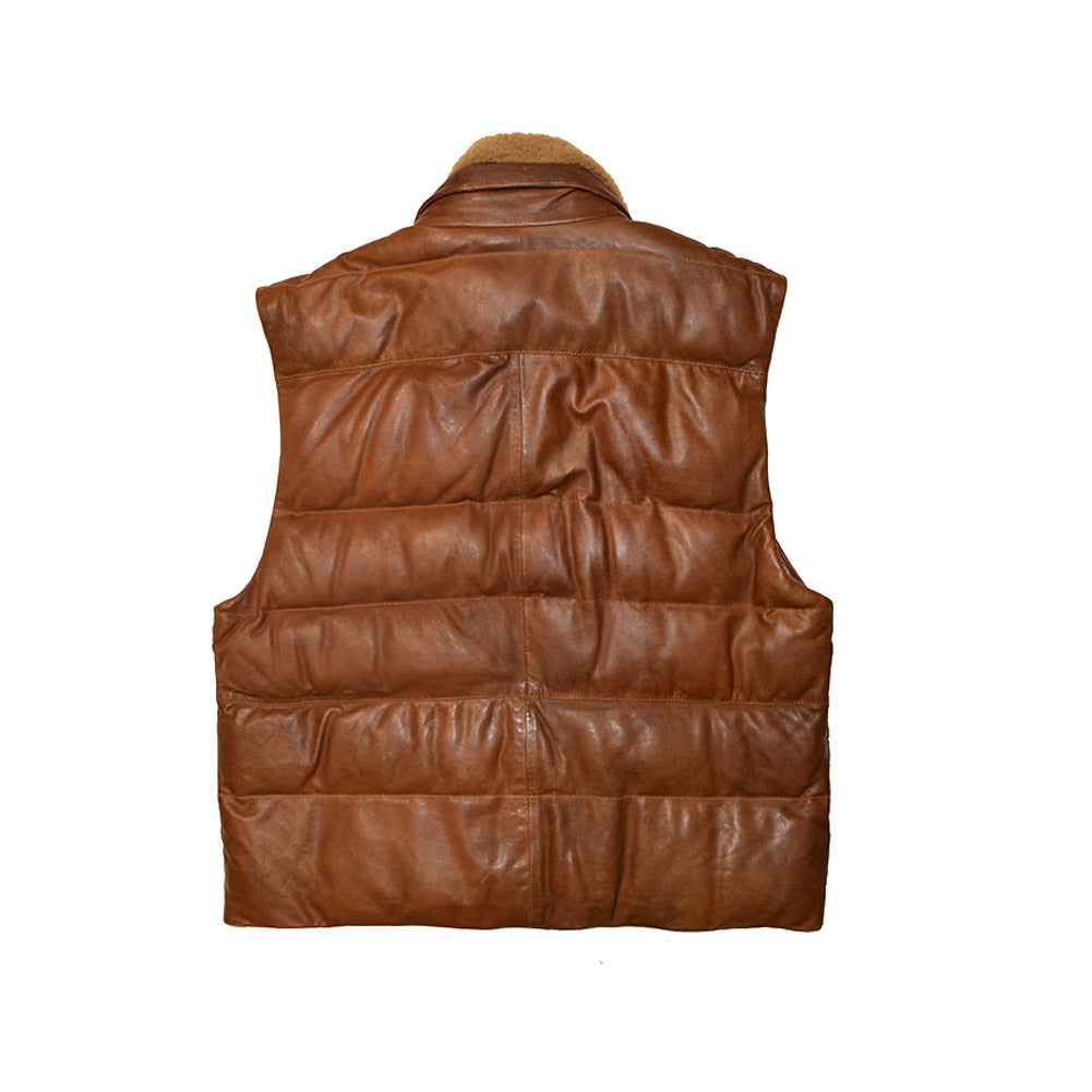 Missani Leather & Shearling Vest