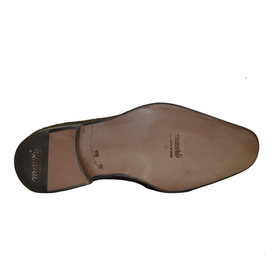 Sheriff Collection x Mauri 4769 Charcoal Gray Cashmere Dress Shoe
