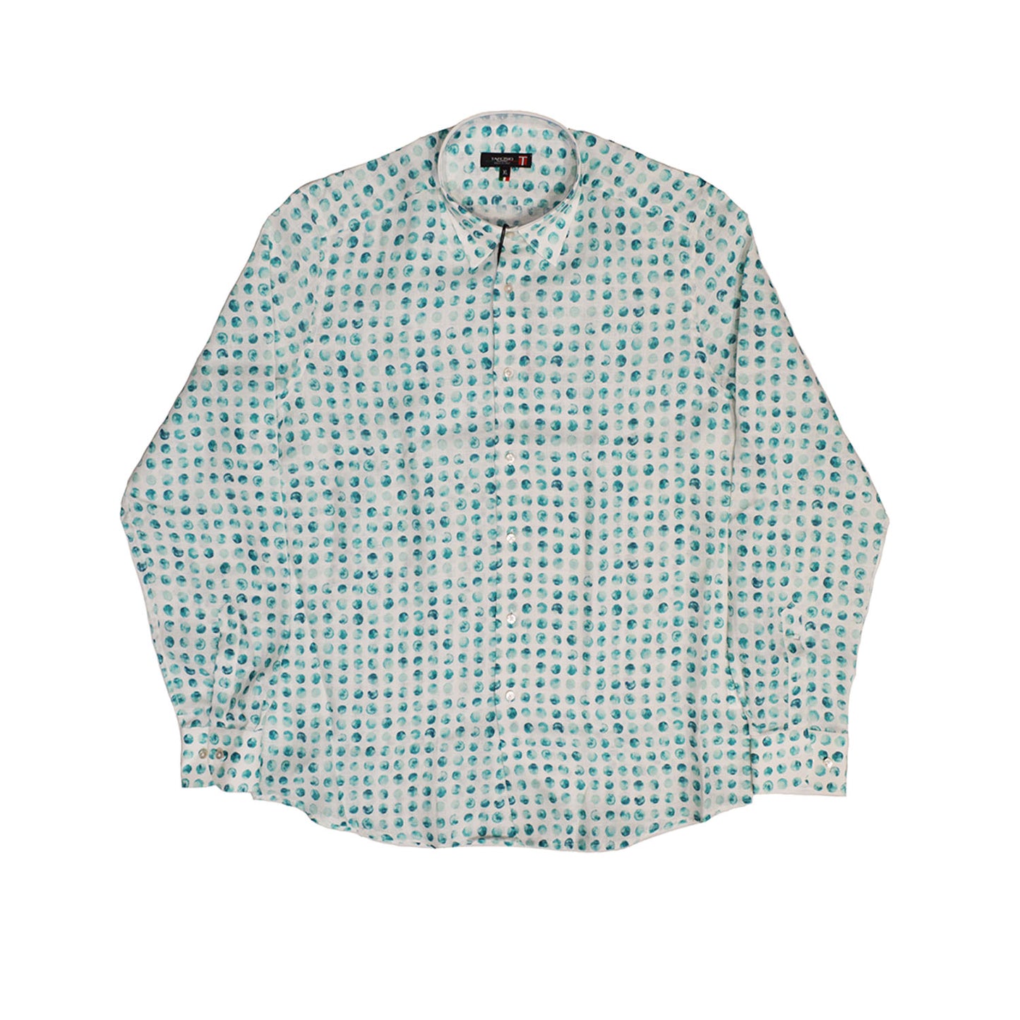 Tarcisio Circle Linen Button Up Shirt