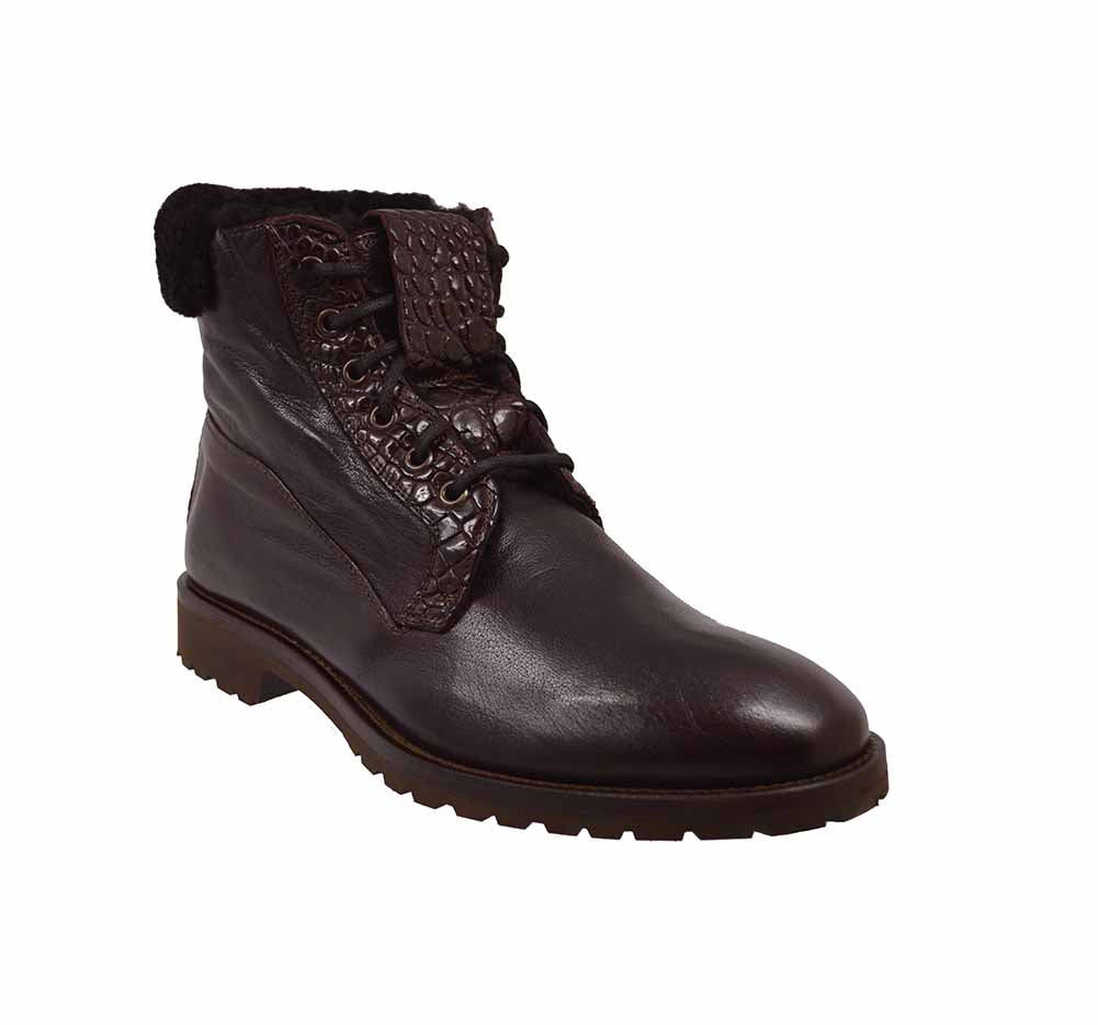 Calzoleria Toscana 4060 Leather & Shearling Boot