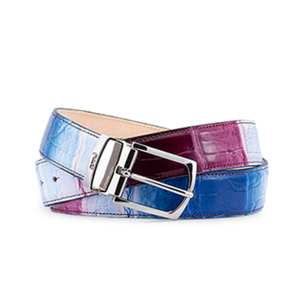 Mauri FC Multi Purple Alligator Belt