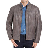 Missani Gray Lamb Skin Jacket