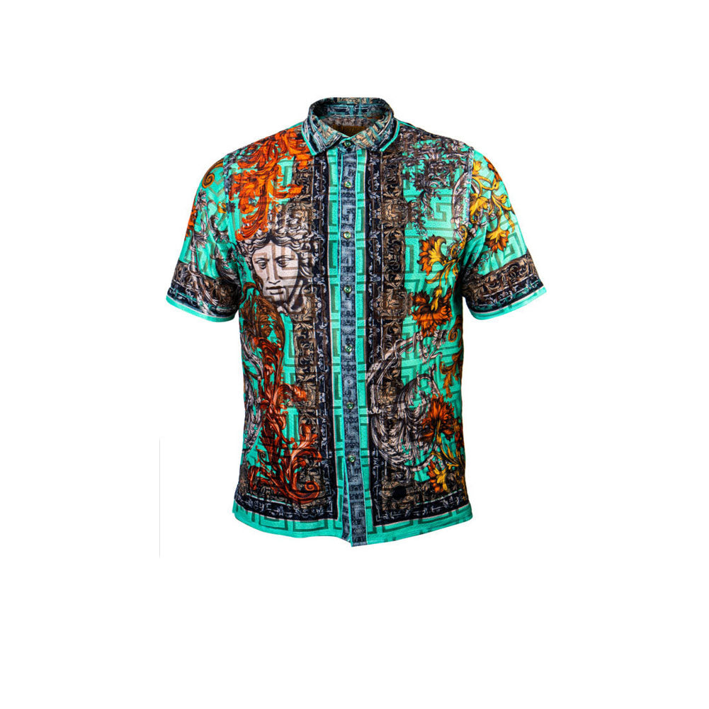 Prestige Lace Button Up Shirt 203