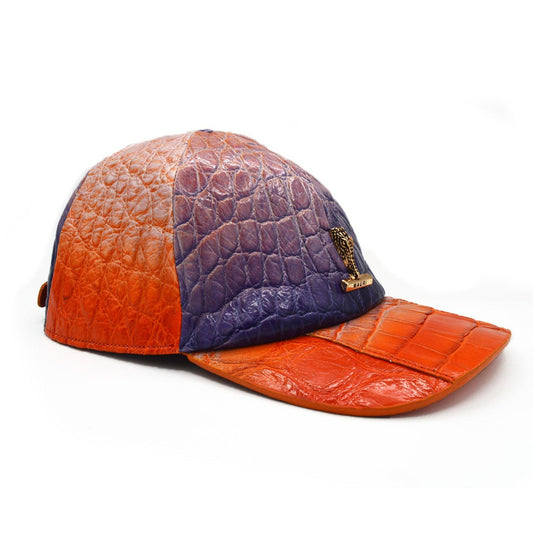 Mauri FC Multi Apricot Alligator Hat - Cellini Uomo 