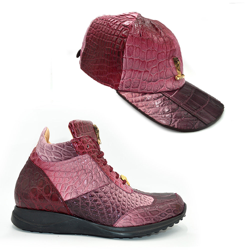Mauri 8510 FC Multi Color Burgundy Fade Hi Top Sneaker