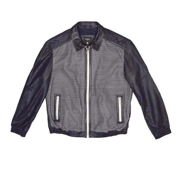 Torras Perforated Light Leather Jacket