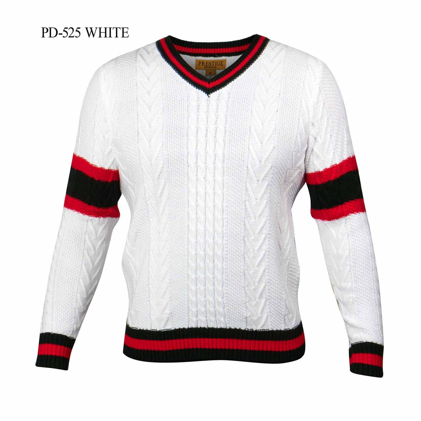 Prestige Striped V-Neck Sweater 525