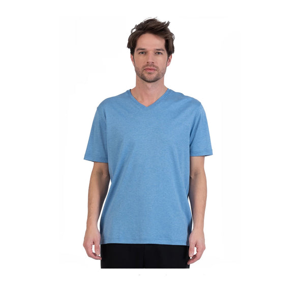 Raffi Mens Aqua Cotton T-Shirt