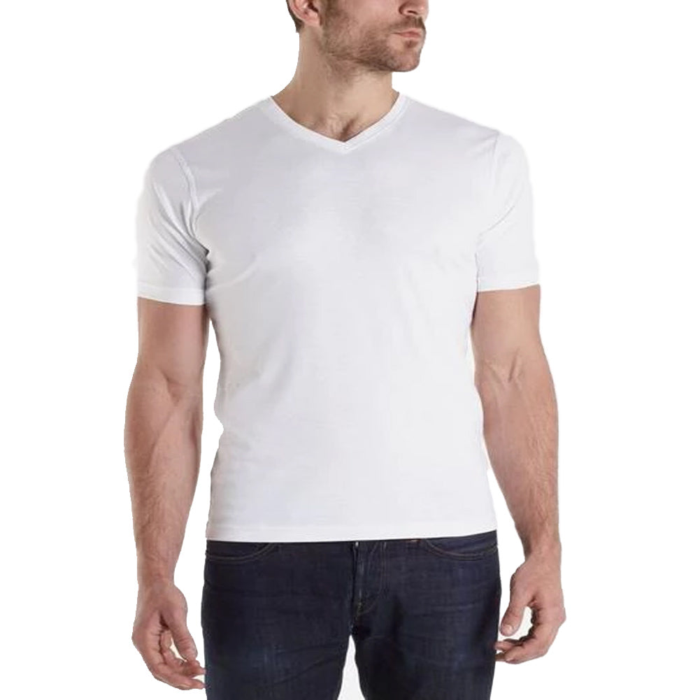 Raffi Mens Aqua Cotton T-Shirt