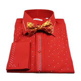 Andrea Bossi Studded Dress Shirt