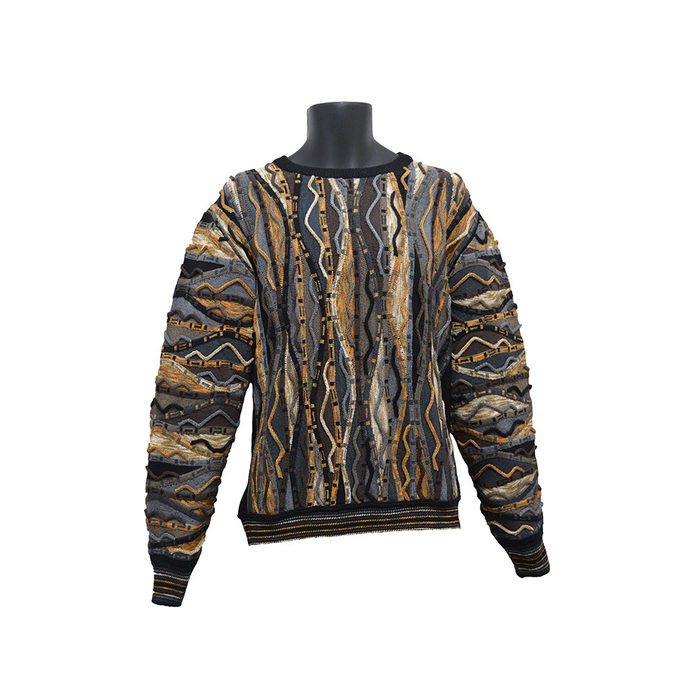 Montechiaro Black Woods Multi Sweater
