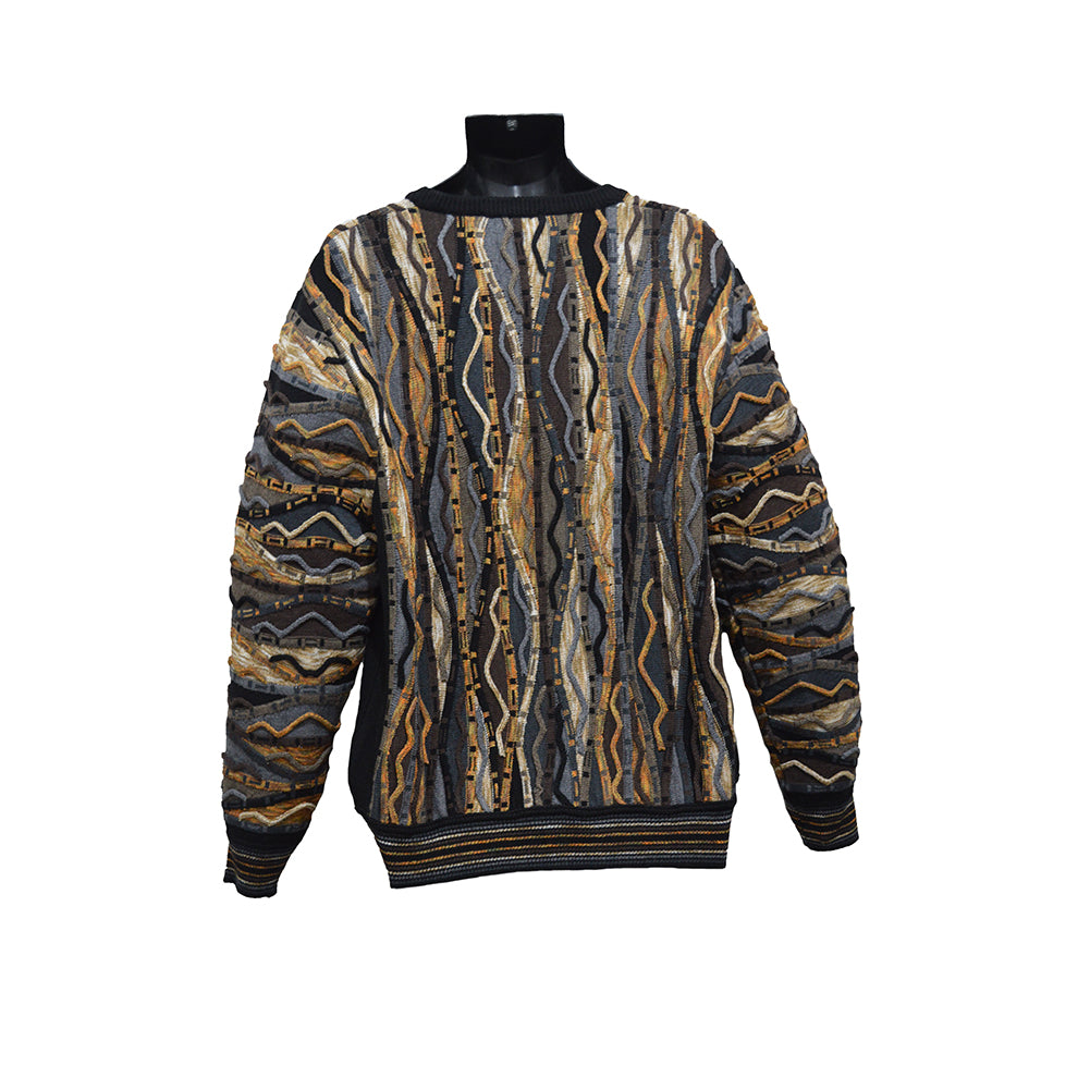 Montechiaro Black Woods Multi Sweater