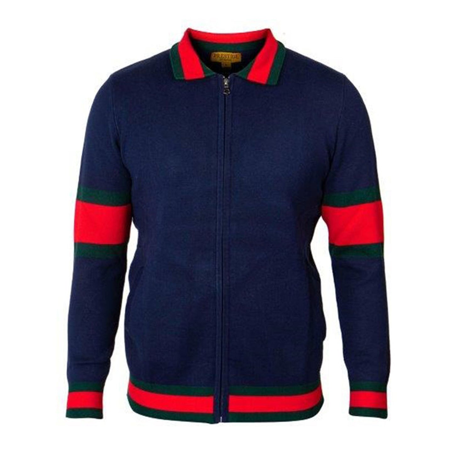 Prestige Collard Zip Sweater 227