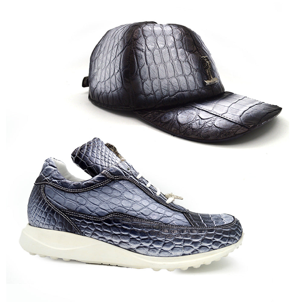 Mauri 8900 FC Multi Xerox Copy Fade Alligator Sneaker and Hat